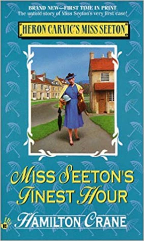 Book cover for "Miss Seeton's Finest Hour" by Sarah J Mason
