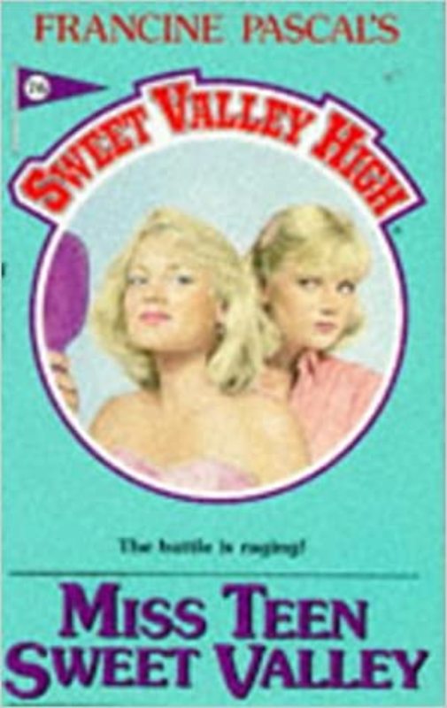 Book cover for "Miss Teen Sweet Valley" by Francine Pascal