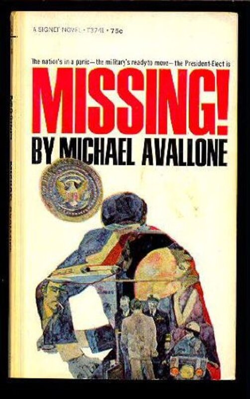 Book cover for "Missing" by Michael Avallone