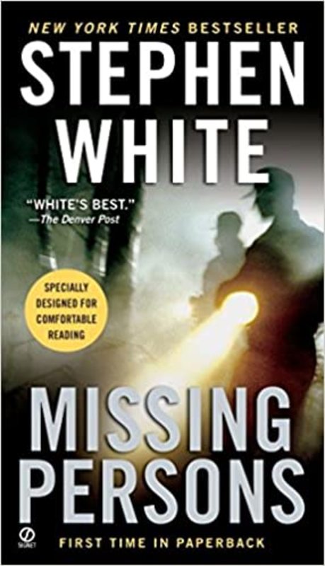 Book cover for "Missing Persons" by Stephen White