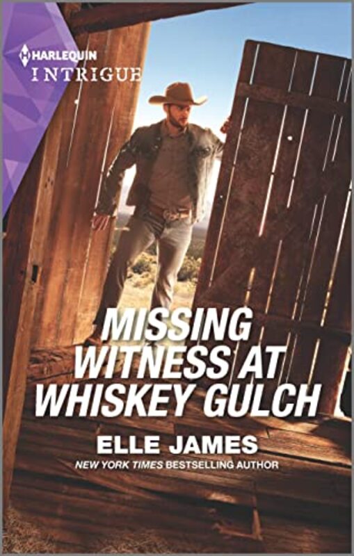 Book cover for "Missing Witness at Whiskey Gulch" by Elle James