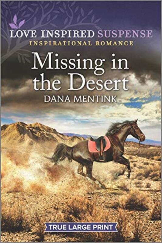 Book cover for "Missing in the Desert" by Dana Mentink