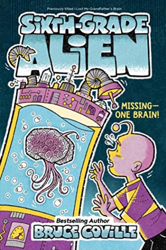 Book cover for "Missing—One Brain!" by Bruce Coville