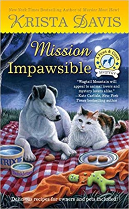 Book cover for "Mission Impawsible" by Krista Davis