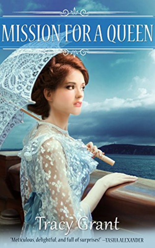 Book cover for "Mission for a Queen" by Tracy Grant