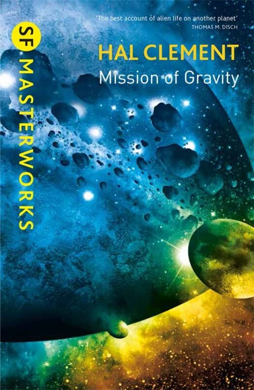 Book cover for "Mission of Gravity" by Hal Clement