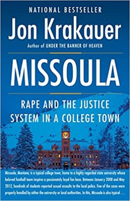 Book cover for "Missoula" by Jon Krakauer