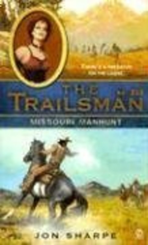 Book cover for "Missouri Manhunt" by Jon Sharpe