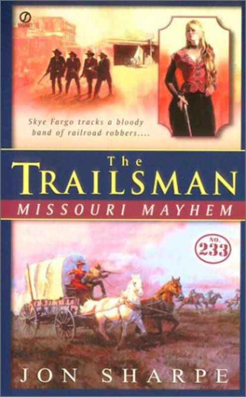 Book cover for "Missouri Mayhem" by Jon Sharpe