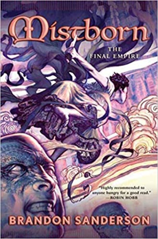 Book cover for "Mistborn"