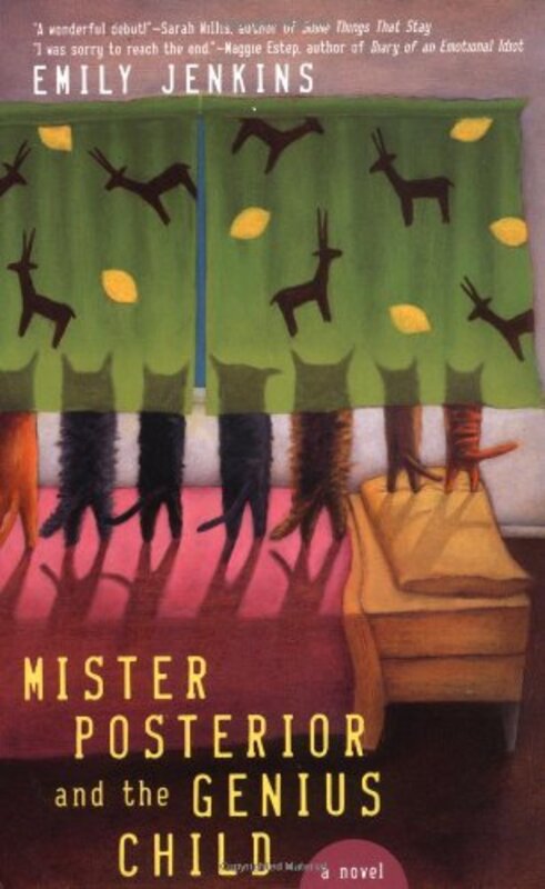Book cover for "Mister Posterior and the Genius Child" by Emily Jenkins