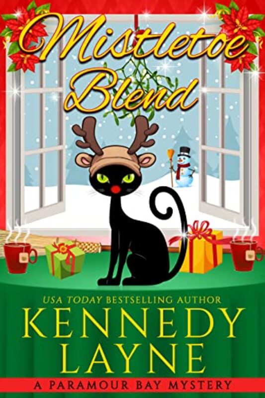 Book cover for "Mistletoe Blend" by Kennedy Layne
