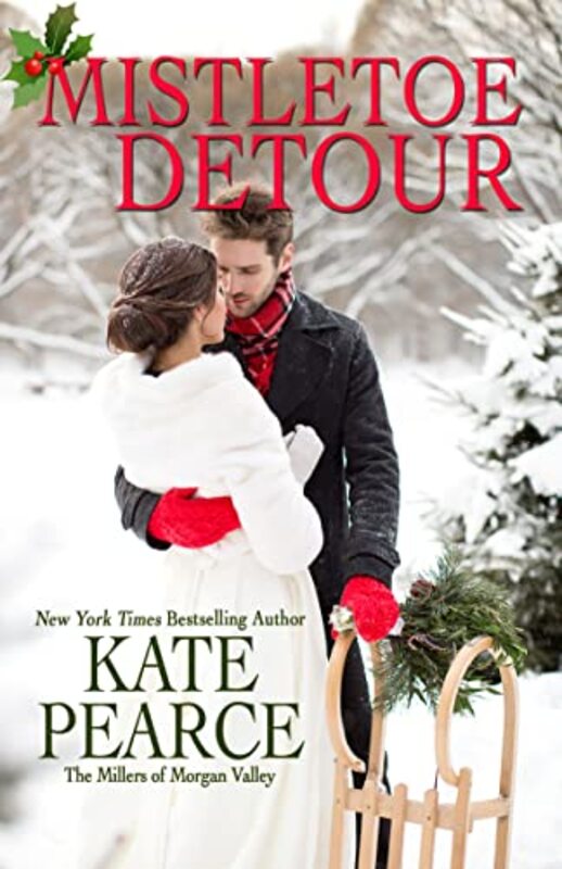 Book cover for "Mistletoe Detour" by Kate Pearce