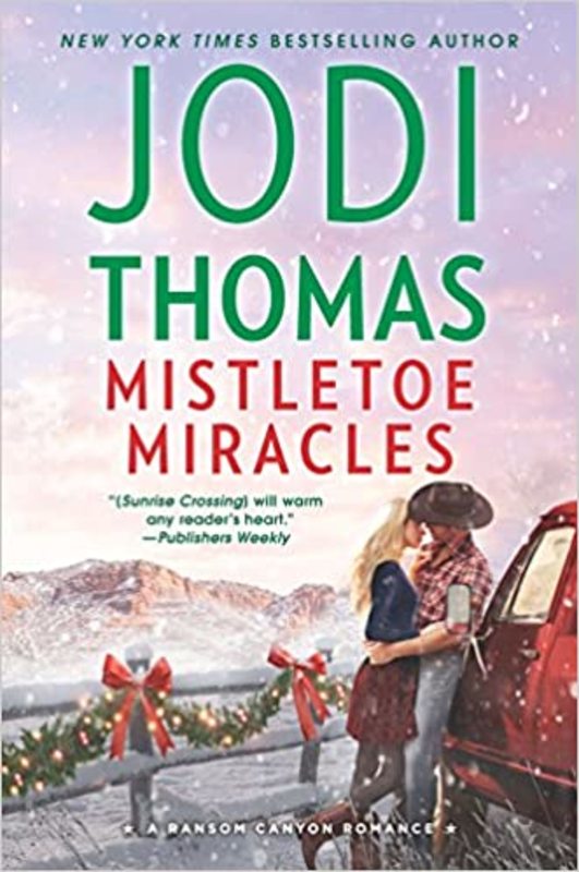 Book cover for "Mistletoe Miracles" by Jodi Thomas