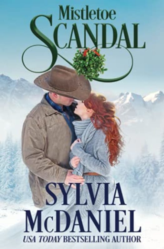 Book cover for "Mistletoe Scandal" by Sylvia McDaniel