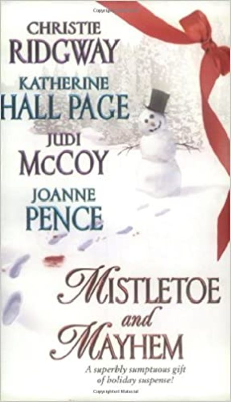 Book cover for "Mistletoe and Mayhem" by Katherine Hall Page