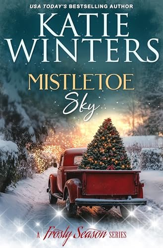 Book cover for "Mistletoe Sky" by Katie Winters