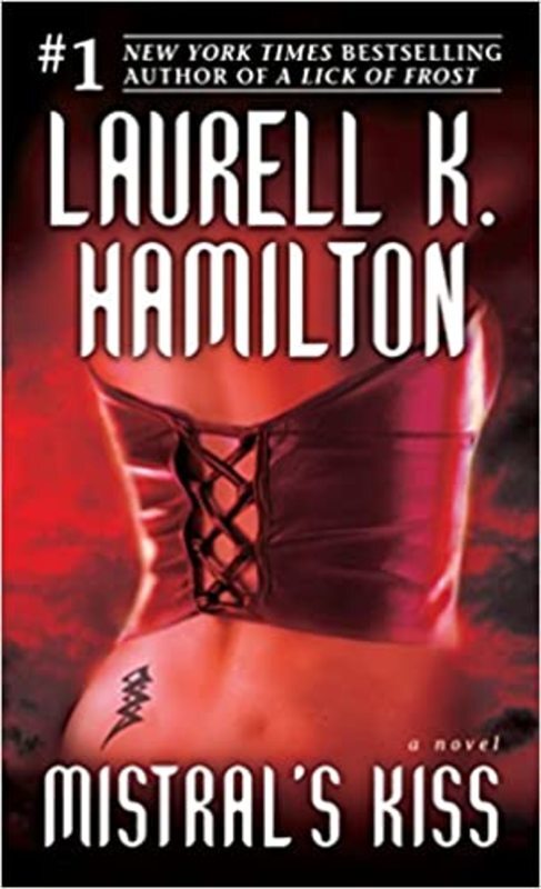 Book cover for "Mistral's Kiss" by Laurell K. Hamilton
