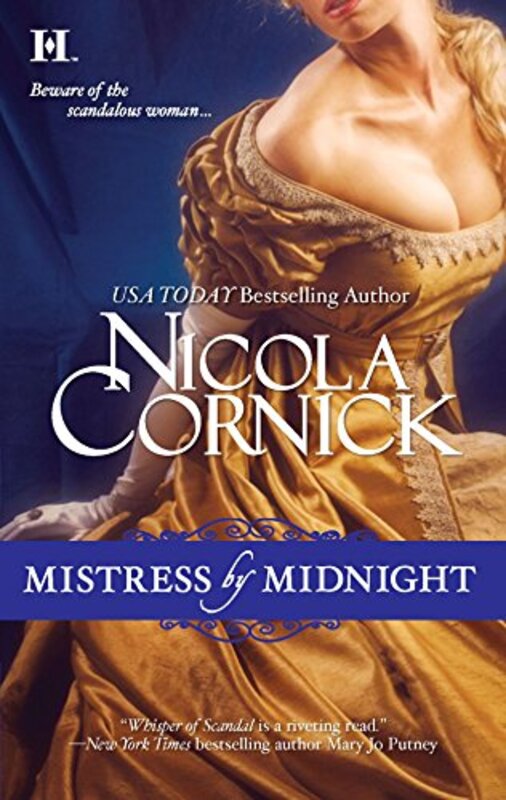 Book cover for "Mistress by Midnight" by Nicola Cornick