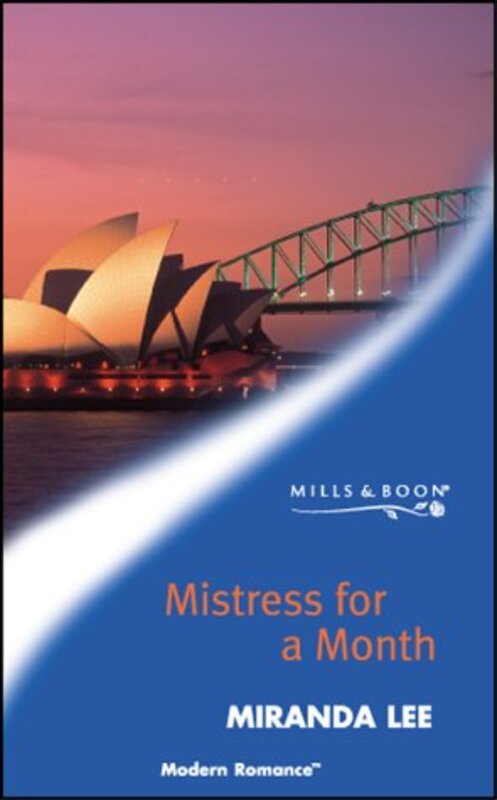 Book cover for "Mistress for a Month" by Miranda Lee