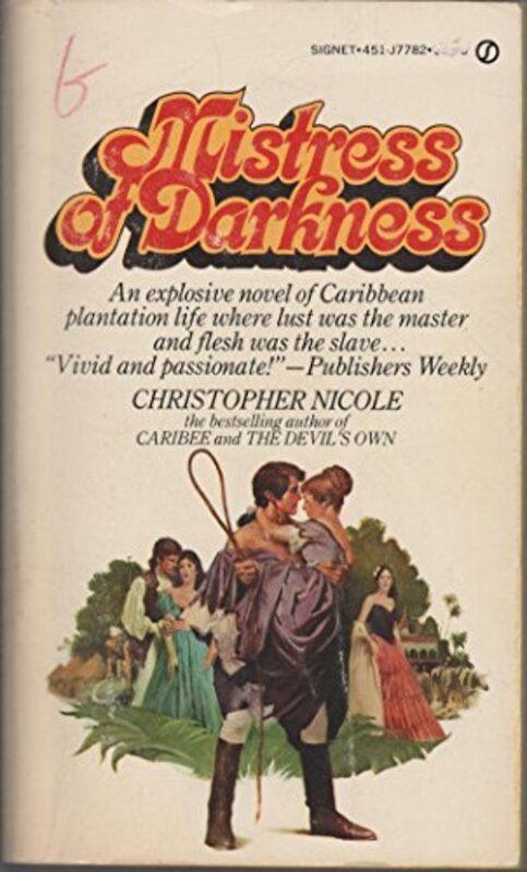 Book cover for "Mistress of Darkness" by Christopher Nicole
