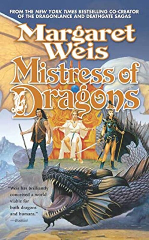 Book cover for "Mistress of Dragons" by Margaret Weis