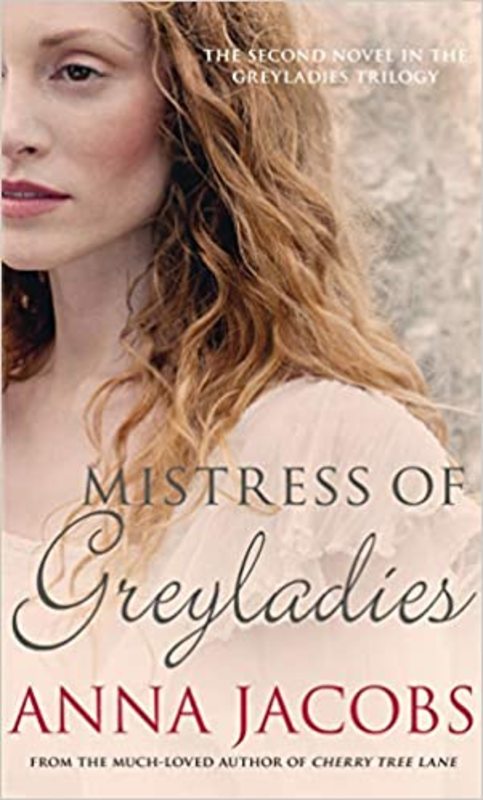 Book cover for "Mistress of Greyladies" by Anna Jacobs