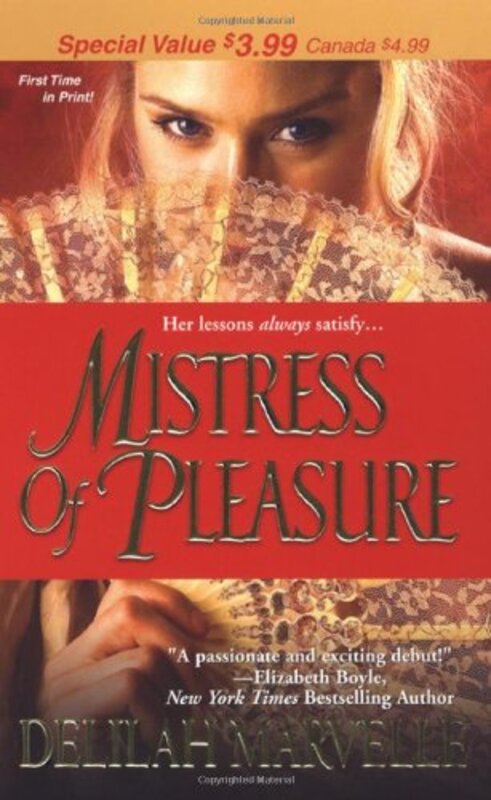 Book cover for "Mistress of Pleasure" by Delilah Marvelle