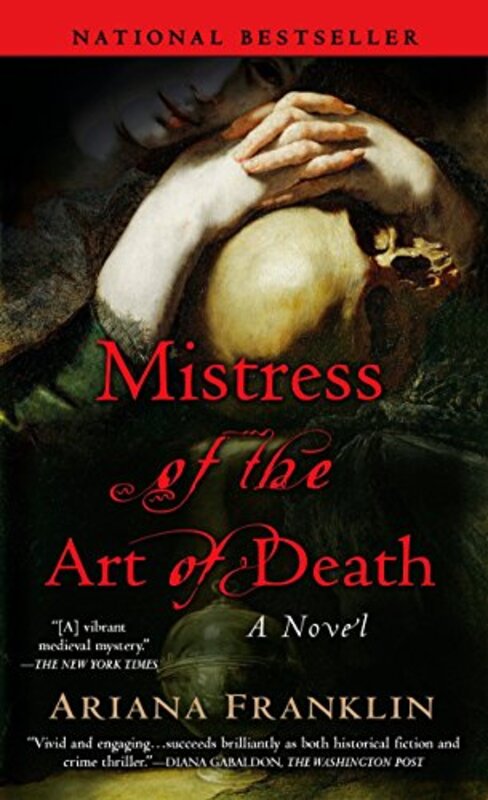 Book cover for "Mistress of the Art of Death" by Ariana Franklin