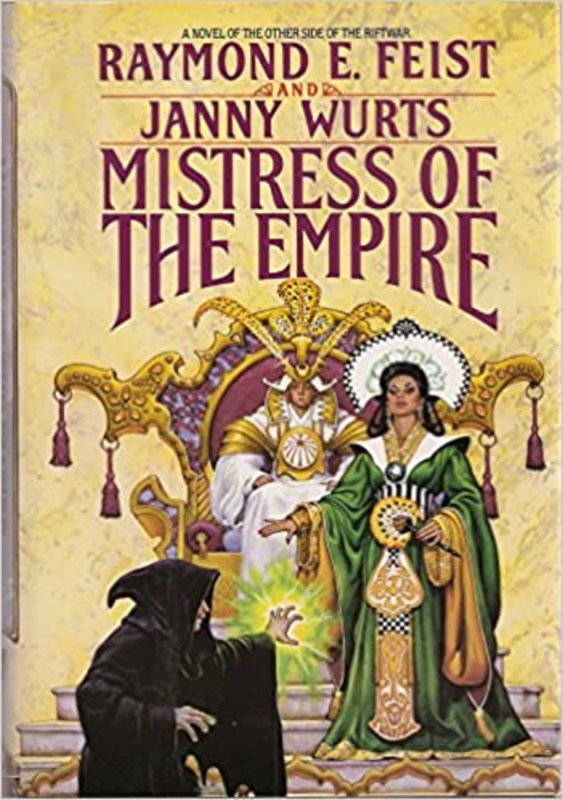 Book cover for "Mistress of the Empire" by Raymond E. Feist