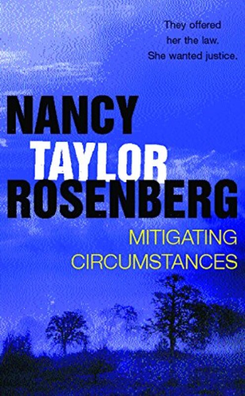 Book cover for "Mitigating Circumstances" by Nancy Taylor Rosenberg