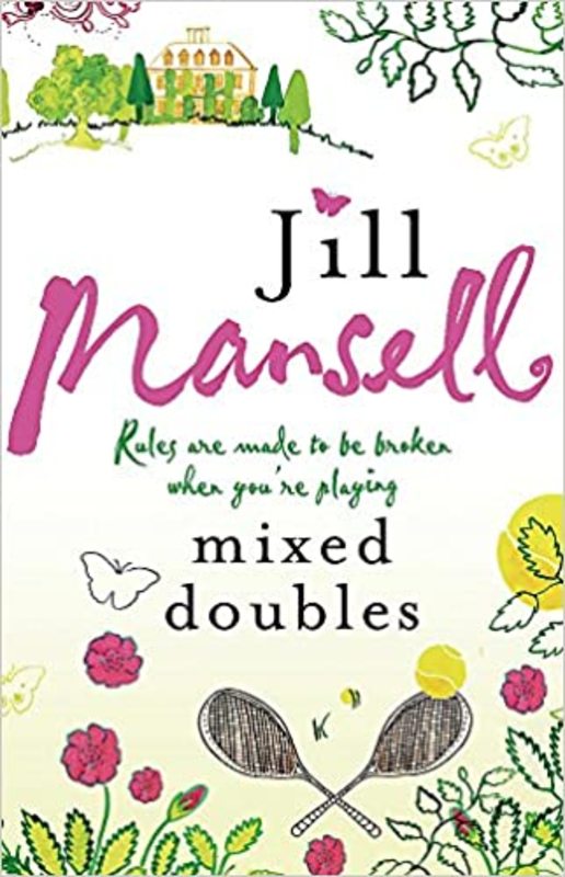 Book cover for "Mixed Doubles" by Jill Mansell