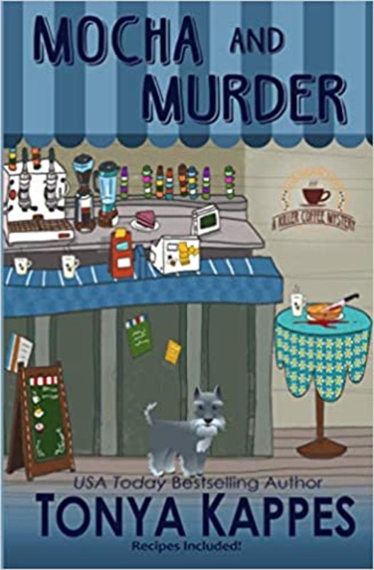 Book cover for "Mocha and Murder" by Tonya Kappes