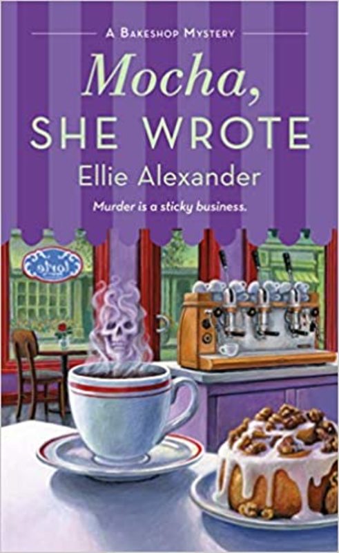 Book cover for "Mocha, She Wrote" by Kate Dyer Seeley