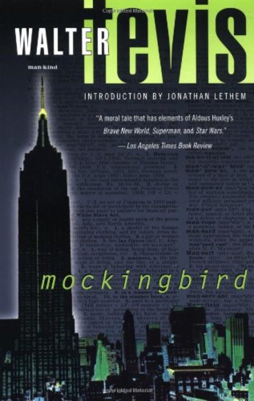 Book cover for "Mockingbird" by Walter Tevis