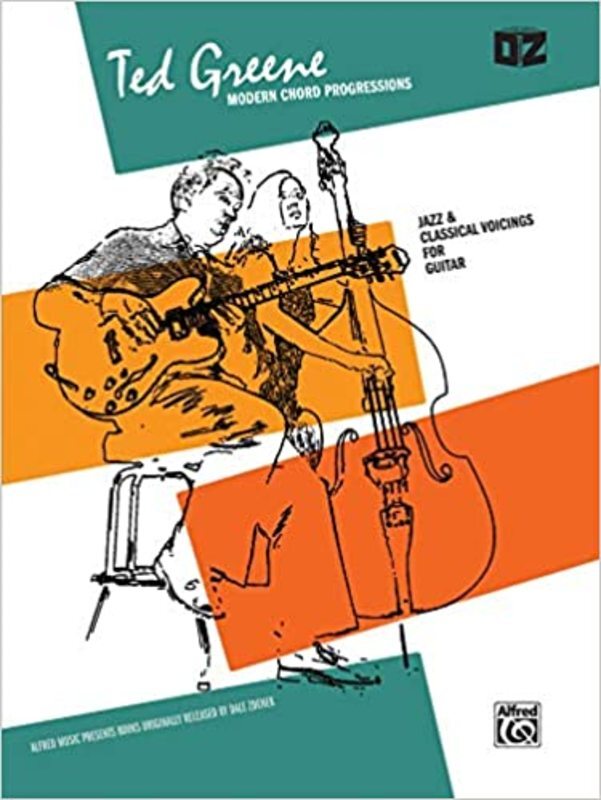Book cover for "Modern Chord Progressions" by Ted Greene