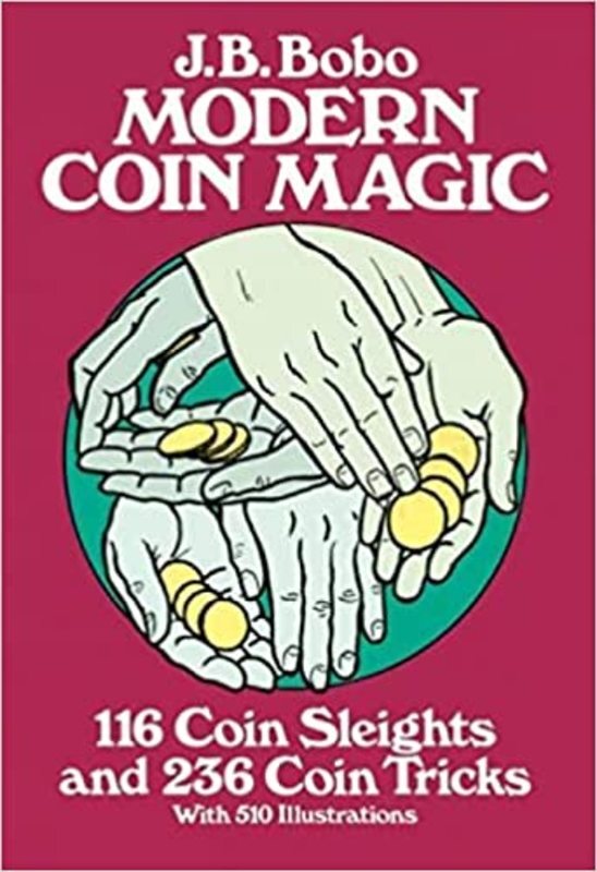 Book cover for "Modern Coin Magic" by J. B. Bobo