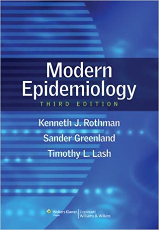 Book cover for "Modern Epidemiology" by Kenneth J. Rothman