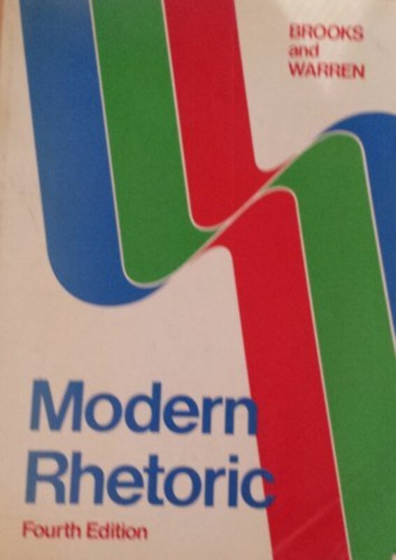 Book cover for "Modern Rhetoric" by Robert Penn Warren