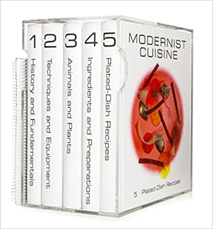 Book cover for "Modernist Cuisine" by Nathan Myhrvold