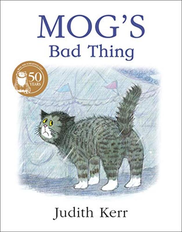 Book cover for "Mog’s Bad Thing" by Judith Kerr