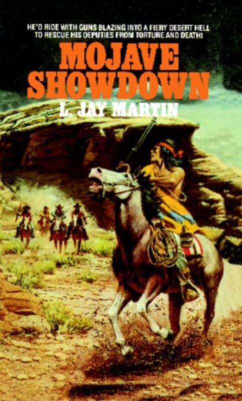 Book cover for "Mojave Showdown" by LJ Martin
