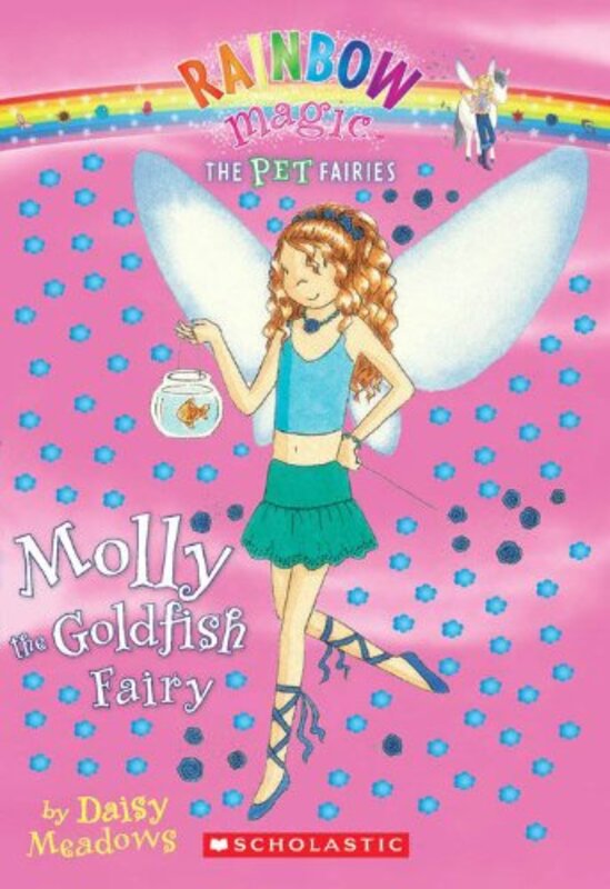 Book cover for "Molly the Goldfish Fairy" by Daisy Meadows