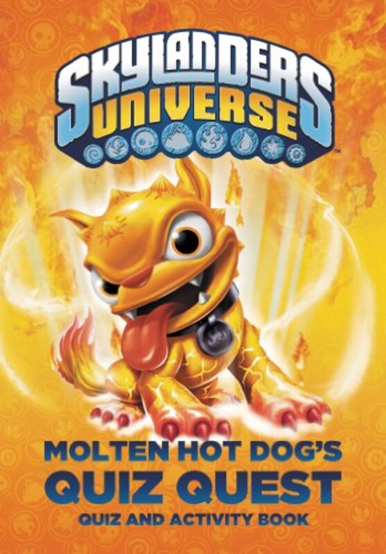 Book cover for "Molten Hot Dog's Quiz Quest" by Cavan Scott