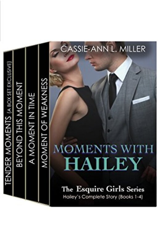 Book cover for "Moments with Hailey" by Cassie Ann L Miller