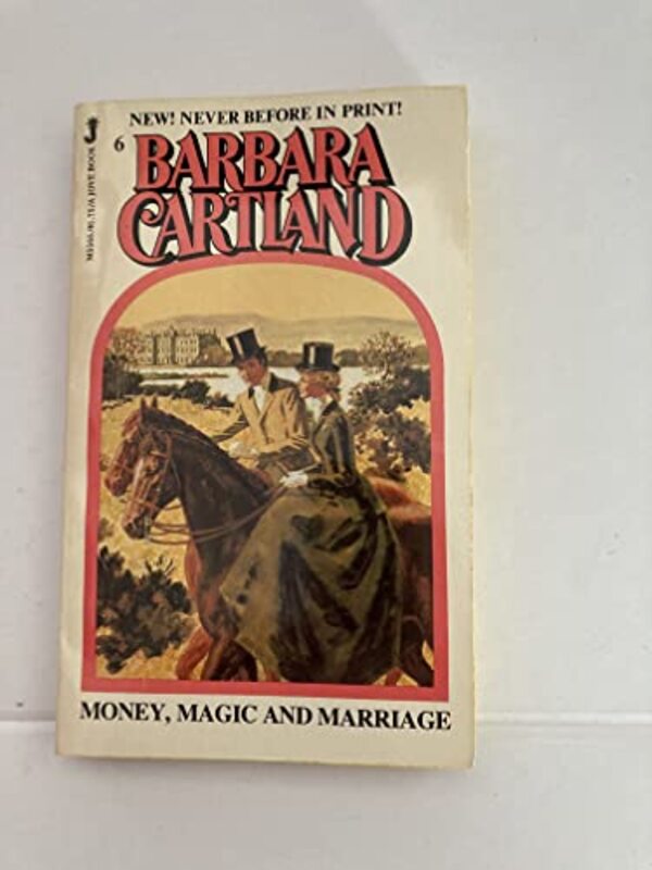 Book cover for "Money, Magic and Marriage" by Barbara Cartland