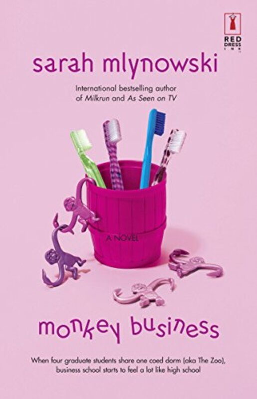 Book cover for "Monkey Business" by Sarah Mlynowski