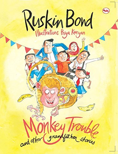 Book cover for "Monkey Trouble" by Ruskin Bond