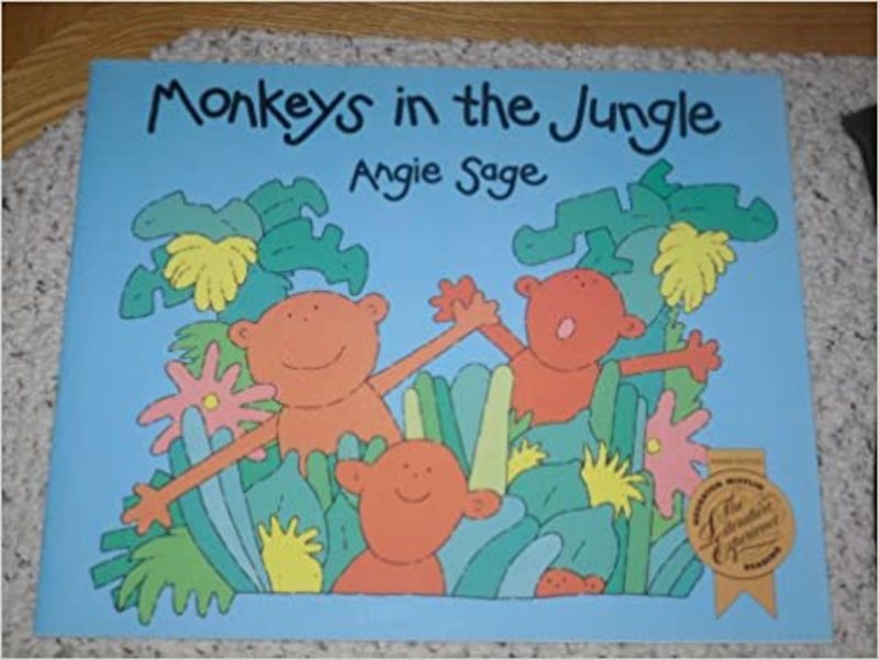 Book cover for "Monkeys in the Jungle" by Angie Sage