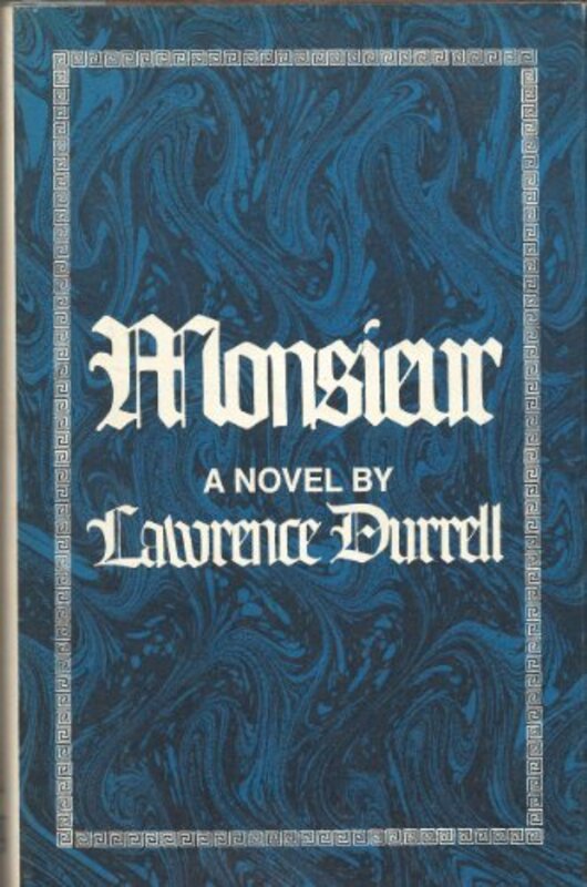 Book cover for "Monsieur" by Lawrence Durrell